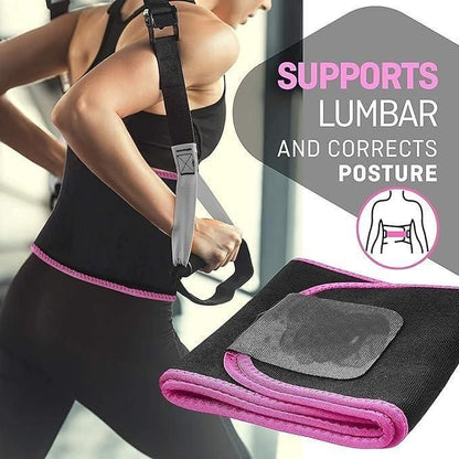 Adjustable Waist Trimmer Belt – Sweat, Shape &amp; Support